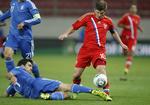 Stjerne. Arshavin (t.h.) er anfører for det russiske landshold. 