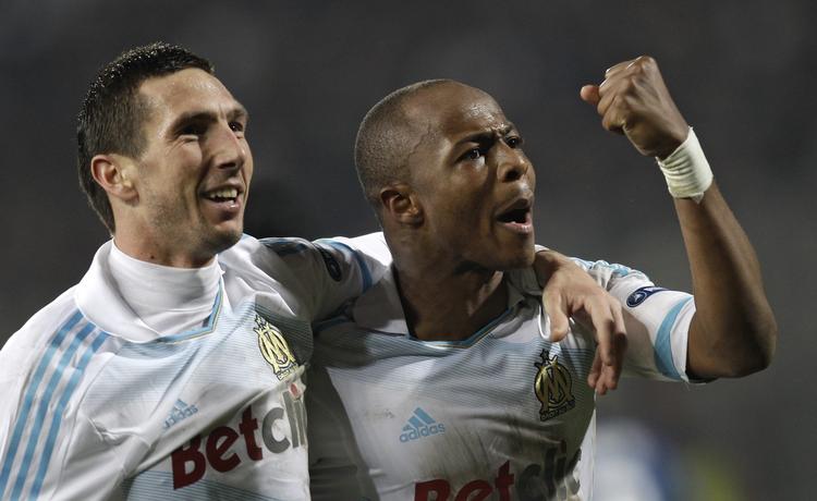 Matchvinder. Andre Ayew (t.h) kommer fra en rigtig fodboldfamilie. Hans bror Jordan Ayew spiller  også for Marseille - og faderen, Abedi Pele, var med til at vinde Champions League med Marseille i 1993. 