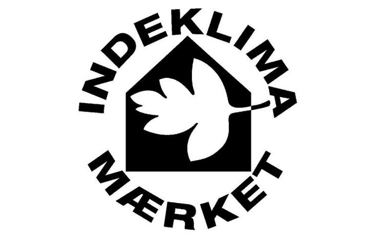 Indeklimamærke. Den frivillige mærkningsordning, Dansk Indeklima Mærkning, stiller krav til produktets påvirkning af indeklimaet. Mærket kan blandt andet bruges på byggevarer og møbler. 