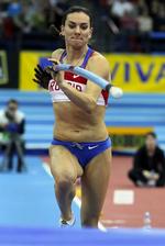 Uovervindelig. Jelena Isinbajeva er i storform forud for indendørs-VM om 14 dage, hvor hun kan få oprejsning efter det kiksede VM-stæve i august 2011, hvor hun end ikke fik medalje. 
