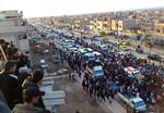 Protester. Indbyggerne i Homs demonstrerer mod styret. Billederne er ikke blevet bekræftet af uafhængige kilder 