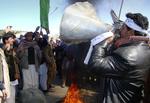 Uro. Flere steder i Afghanistan fortsætter demonstrationerne efter koranafbrændingerne. Her i Khushi syd for Kabul. 
