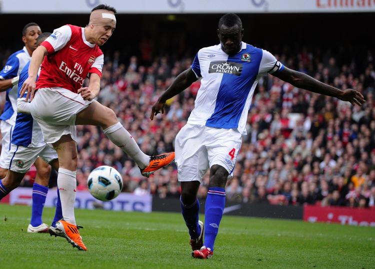 KLUBSKIFTE. For Christopher Samba (th.) er klubskiftet til Rusland en stor chance, selv om han ikke længere skal spille mod eksempelvis Samir Nasri. 