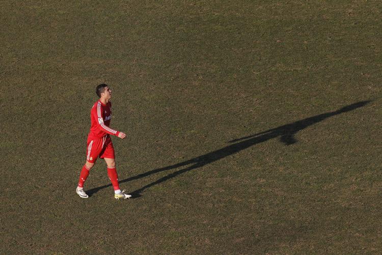 langskud. Med hælen scorede Ronaldo det eneste mål i udekampen mod Raya Vallecano. 