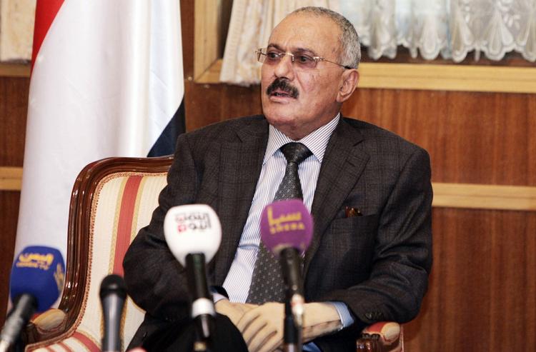 farvel. Ali Abdullah Saleh (billedet) er trådt tilbage som Yemens leder, efter at have siddet ved magten i 33 år. Han er blevet afløst af Abdrabuh Mansur Hadi. 
