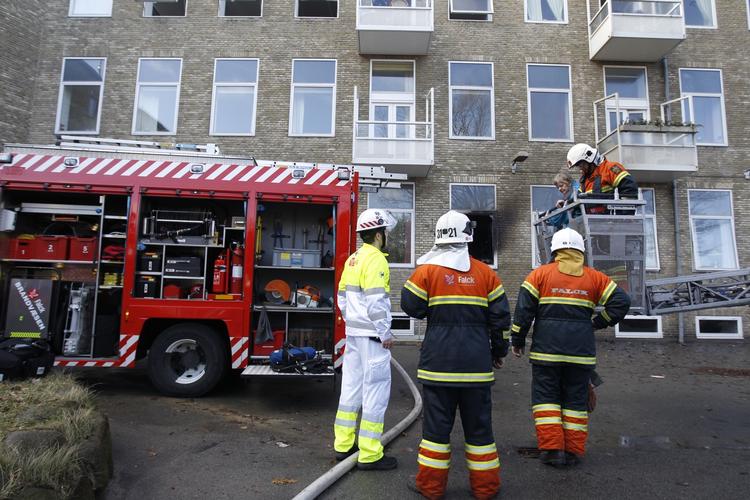 Brand. Alle beboere er nu evakurede efter en brand på et plejehjem i Gentofte. Ingen er kommet til skade. 