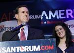TABER. Rick Santorum roste sin 93-årige mor efter nederlaget til Romney. 