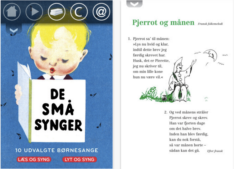 Mere klassisk kan det næsten ikke blive, og så lyder De Små Synger oven i købet godt i App-udgaven. Men sangudvalget er lige begrænset nok. 