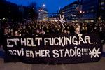 Fem-årsdag. 1. marts 2007 blev Ungdomshuset Jagtvej 69 revet ned. I morgen er det fem år siden. Billedet er taget året efter nedrivningen, og i morgen skal den markeres igen. 