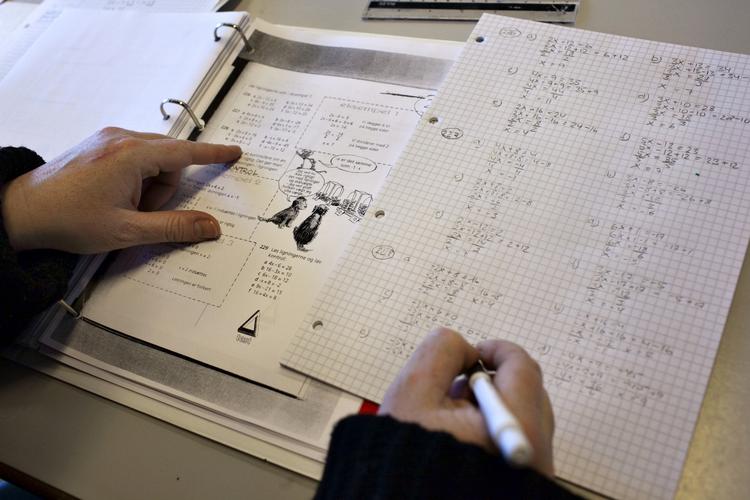 Test. Danske elever klarer sig dårligere i matematik. 