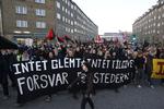 Afsted. Så kom dagens demo i gang på Dortheavej. Arrangørerne har ytret, at det hele nok skal foregå ganske stille og roligt gennem Nørrebro. 