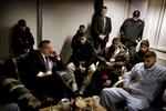 Pressefoto.  Sidste års vinder af Årets Pressefoto blev Politikens fotograf Martin Lehmann med dette billede af forhenværende statsminister Lars Løkke Rasmussen på besøg hos en gruppe indvandrerdrenge i Askerød. 