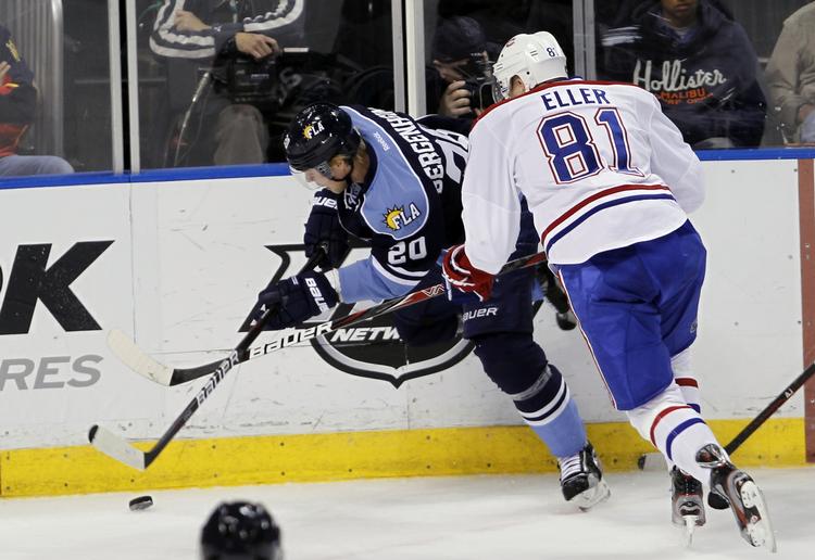MÅL. For 13. gang i denne sæson scorede Lars Eller for Montreal Canadians. 