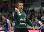 Skadet. AG Københavns norske målmand Steinar Ege rev akillessenen over i topkampen mod Bjerringbro-Silkeborg. 