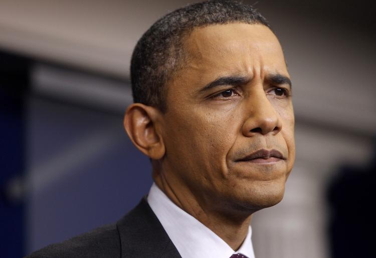 Skideballe. Præsident Barack Obama kalder på et pressemøde i dag republikanernes kandidater for uansvarlige. 