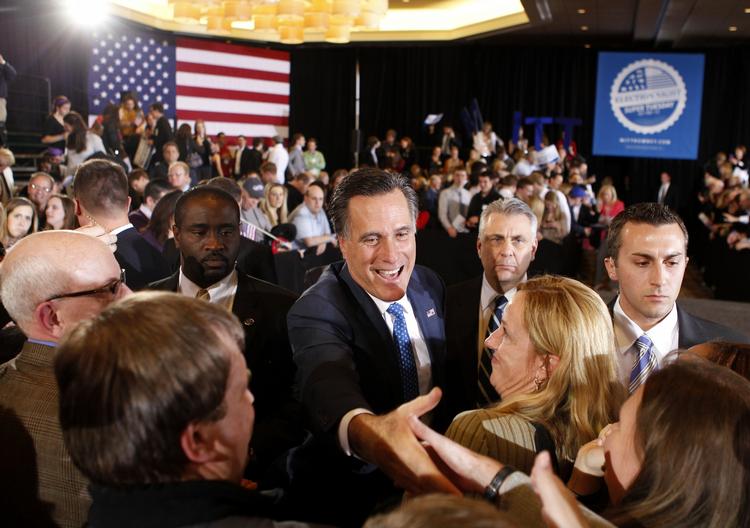 Selvsikker. Mitt Romney lover nu at slå ikke bare sine partifæller, men også Barack Obama. Foto: Gerald Herbert/AP 