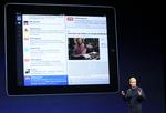 Fremvisning. Tim Cook viste tredje generation af iPad frem for verden. 
