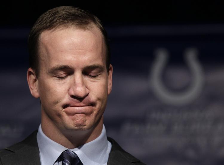 afsked. En bonus på 160 mio. kr. blev ikke lige til noget for Peyton Manning. 