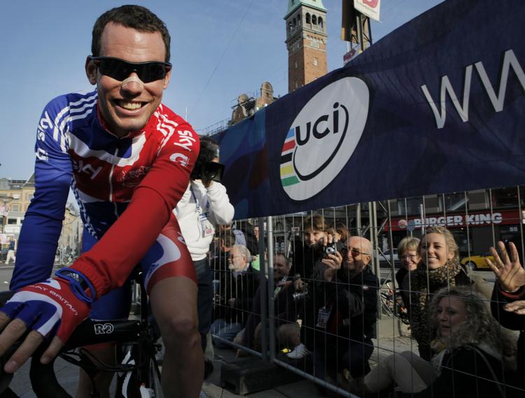 VM. Mark Cavendish vandt verdensmesterskabet sidste år i Københavns gader. 