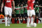 Overraskelse. Spanske Athletic Bilbao var Manchester United overlegen på Old Trafford, hvor 3-2-sejren let kunne have været større. 