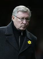 skuffet. Sir Alex Ferguson mener fortsat, Manchester United kan gå videre trods Bilbaos sejr på Old Trafford. 
