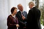 Doorstep. EUs udenrigschef Catherine Ashton og udenrigsminster Villy Søvndal modtager udenrigsminister Erkki Tuomioja, Finland, ved udenrigsministermødet i København.Bella Center 
