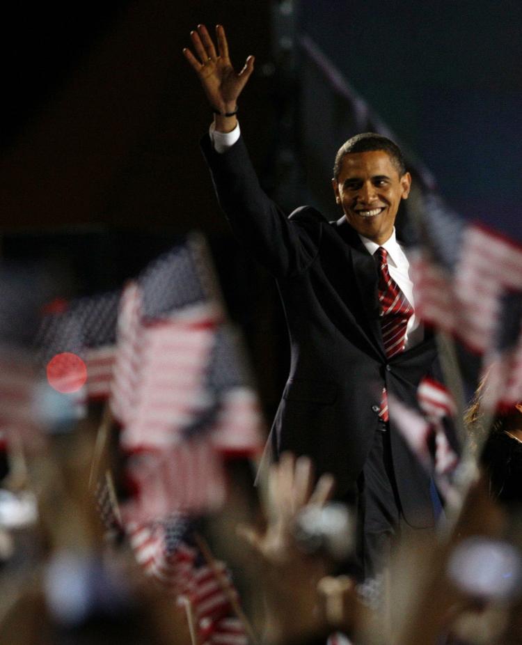 Kampagne. Barack Obama blev valgt til USA's præsident i 2008 og indsat året efter. Nu er hans valgmaskine langsomt ved at komme op i omdrejninger. 
