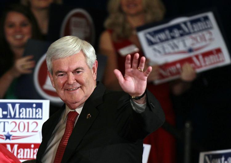 Ødelæggende? Newt Gingrich vil gøre USA mere konservativt, men risikerer at gøre den mest moderate modstander til præsidentkandidat. Foto: John Bazemore/AP 