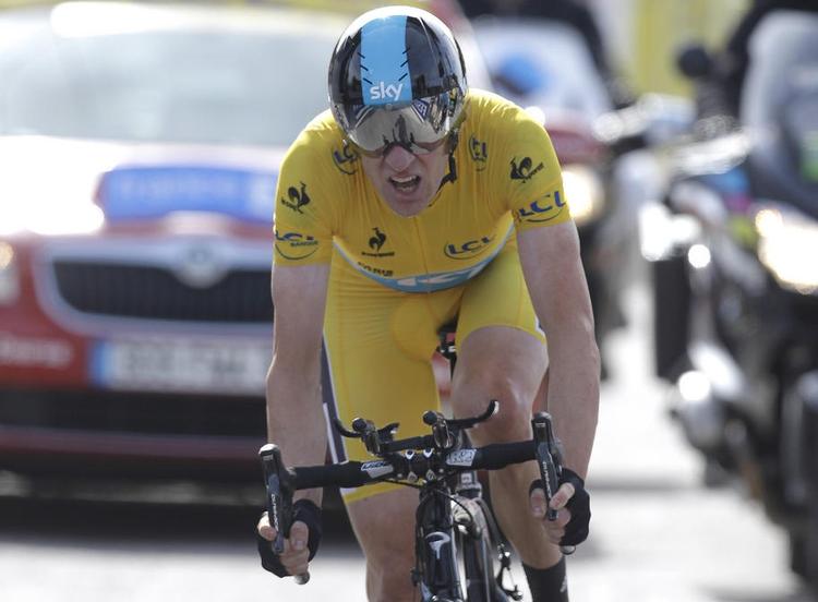 dobbelt. Med både etapesejr og samlet gevinst blev Bradley Wiggins dagens helt i Nice. 