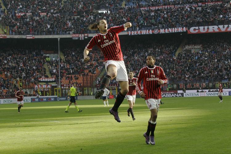 19. Endnu en gang scorede Zlatan Ibrahimovic for AC MIlan. 