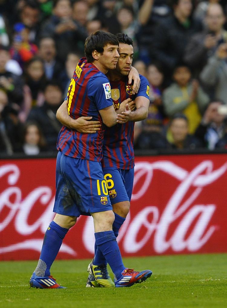 2-0. Store er de ikke, Lionel Messi og Xavi Hernandez, men effektiviteten var igen fremherskende mod Racing Santander. 