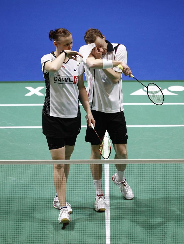 finalister. Finalen i mixed double gav nederlag for Thomas Laybourn og Kamilla Rytter Juhl. 