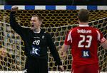 Comeback. Peter Henriksen (t.v.) var i 2008 med til at vinde EM-turneringen i Norge. 