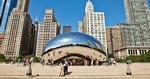 BØNNESPIRE. Kunstværket The Bean er det centrale samlingspunkt i Chicagos grønne område Millenium Park, der stod færdigt i 2004. 