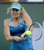 VIDERE. Efter tre kiksede matchbolde fik MAria Sharapova lukket sin kamp mod Simons Halep med 6-3, 6-4. 
