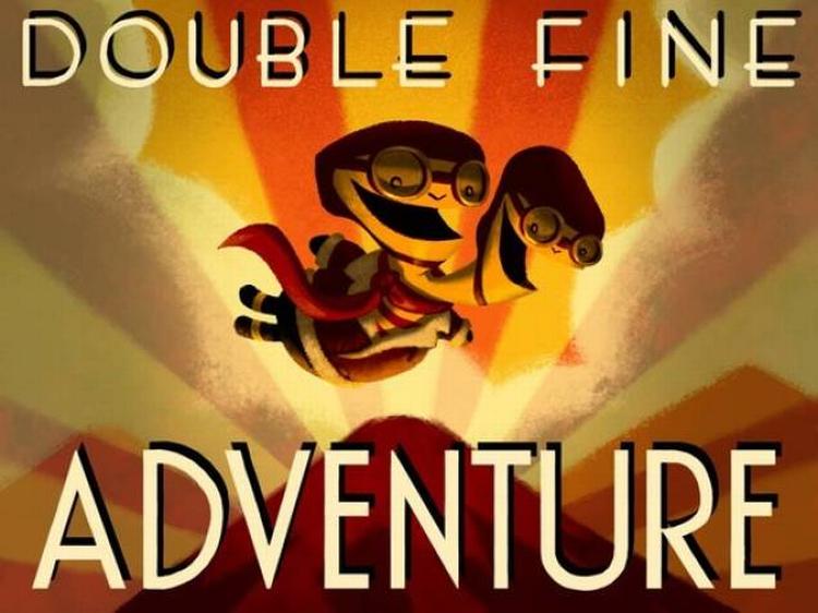 Sådan ser det eneste skærmbillede ud fra det kommende spil, som fans nu har støttet med 19 millioner danske kroner. Bag spillet står Tim Schafer, som var med til at definere eventyrspils-genren i 90 erne. 