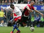 Fortid. Leon Andreasens problemer med lår og lyske begyndte efter kampen mod Hamburger SV 4. april 2010. 