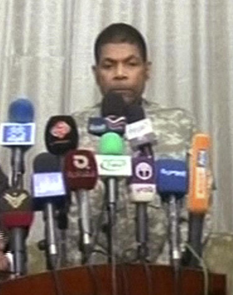 fri! Randy Michael Hultz på et pressemøde i Irak, hvor han fortæller om sin tid som gidsel og befrielsen af ham. 