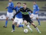 NEDTONET. Med et point i tre kampe er Rasmus Falk (th.) næppe på vej ud i Europa, som ellers var OB's målsætning. 