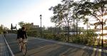 CYKELMYG. Cykelstien langs Hudson River er en af de bedste i New York. 