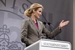 Fordeling. Helle Thorning-Schmidt havde gode nyheder til 'Udkantsdanmark' på sit pressemøde. 