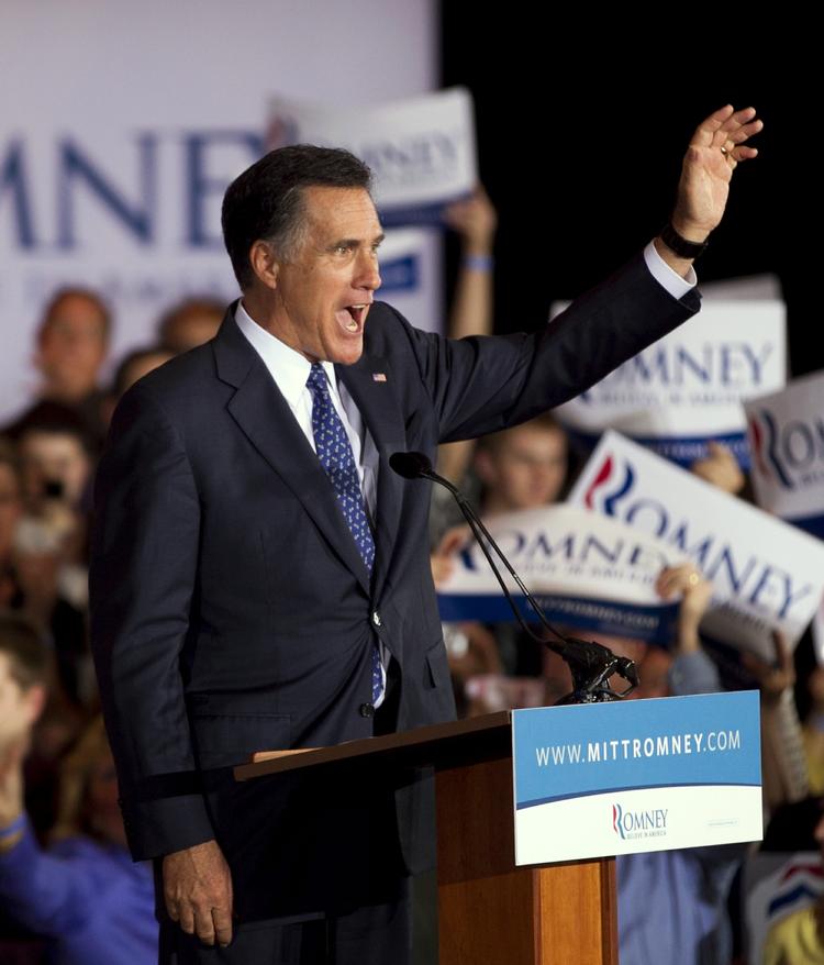 Uundgåelig. Det tog meget længere tid end ventet, men efter nattens storsejr i Illinois kunne Mitt Romney fejre, at han ikke længere kan hentes af sine modstandere i kampen om at blive republikanernes præsidentkandidat, mener eksperter i dag. Foto: Nam Y. Huh/AP 