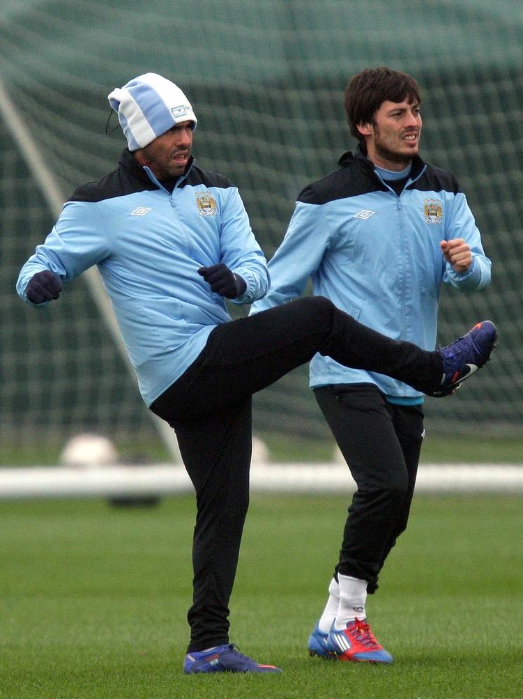 Comeback. Argentineren (t.v.) er klar til den store scene efter han spillede i en reserveholdskamp tidligere i denne måned. 
