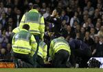 BEDRING. Fabrice Muamba kan efter sit kollaps i weekenden nu atter tale. 