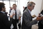 forlig. Den radikale klima- og energiminister Marin Lidegaard (i midten) har fået en energiaftale hjem sammen med V, K, DF og EL. 