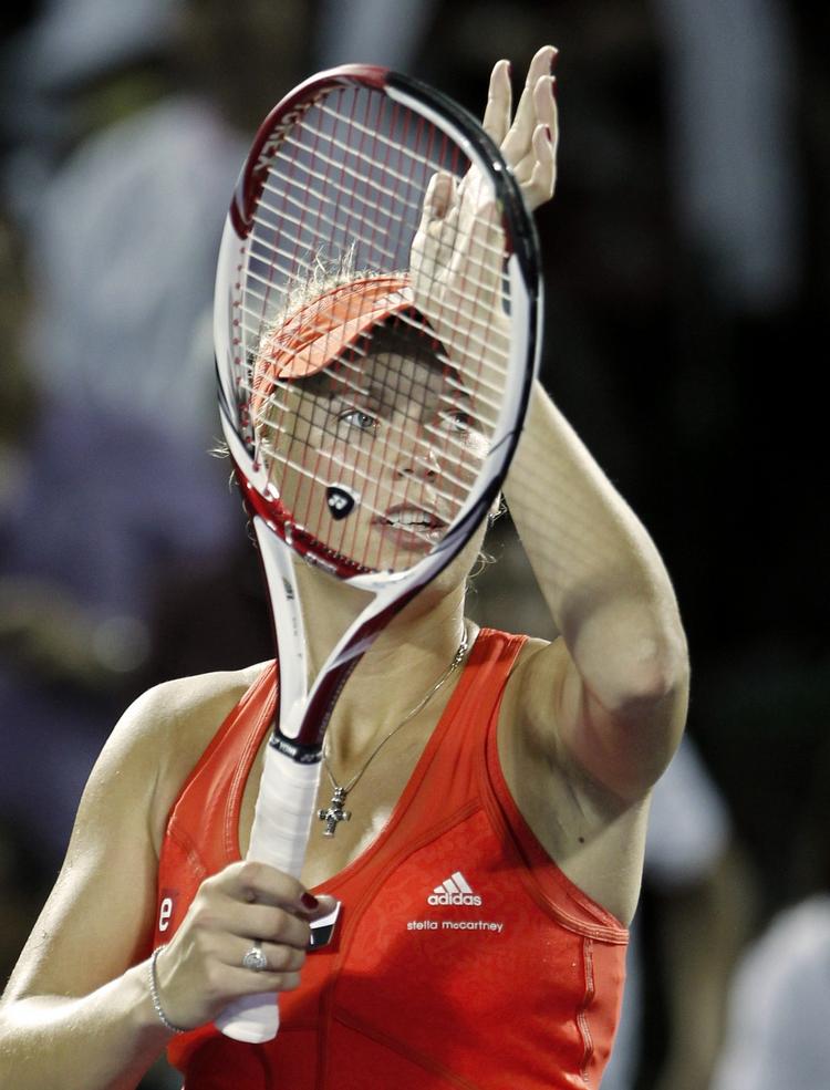 Klap. Wozniacki møder endnu en tjekke i næste runde. 