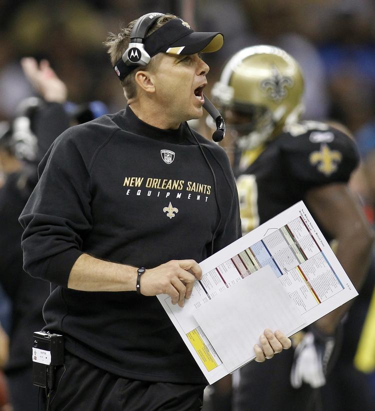 Indblandet. Træner Sean Payton kan først arbejde igen i 2013. 