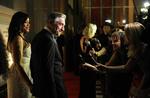 Fornærmelse. »Mine bemærkninger var satiriske«, undskylder Robert De Niro, som i billedet ses sammen med sin hustru Grace Hightower. 