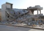 BOMBET. Bygningerne i Syrien tager alvorligt skade af de kampe, der hærger landet. 