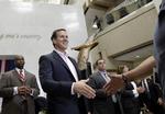 Comeback? Rick Santorum var spået exit fra det republikanske primærvalg efter rivalen Mitt Romneys to storsejre i sidste uge. Nu fører han alle målinger i nattens valg i Louisiana. Foto: Eric Gay/AP 